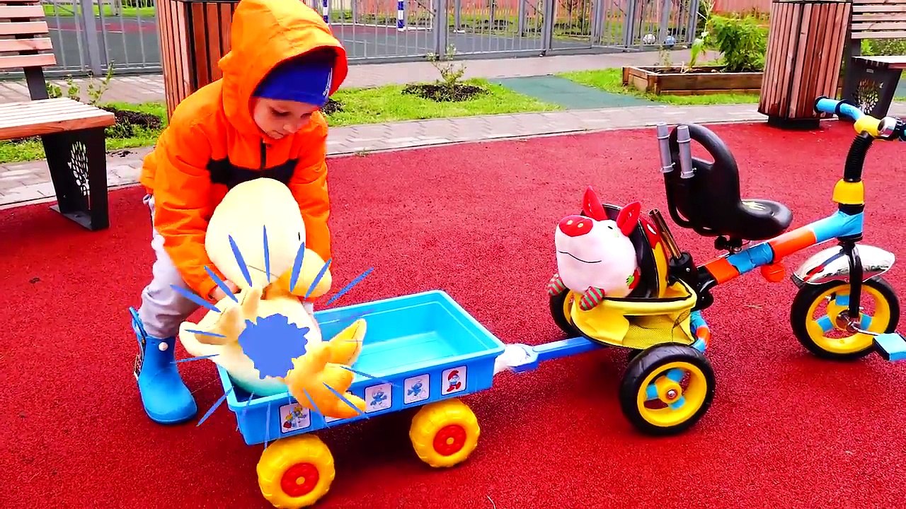 Rain Rain Go Away Vlad saves Toys from the Rain