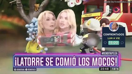 ¡Latorre se comió los mocos!