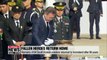 Remains of 64 South Korean troops returned to their homeland after nearly 70 decades