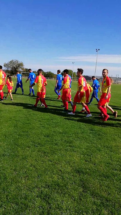 Rentré de nos joueurs avec nos jeunes pousses