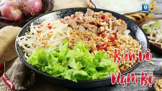 Hướng dẫn cách làm món BÚN BÒ NAM BỘ | Vietnam TDK TV