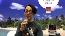 Honma Kentaro - Member of SIRO-A (America's Got Talent semifinalist) singing the National Anthem of Maldives at the Maldives Stand of Tourism Expo Japan 2018!