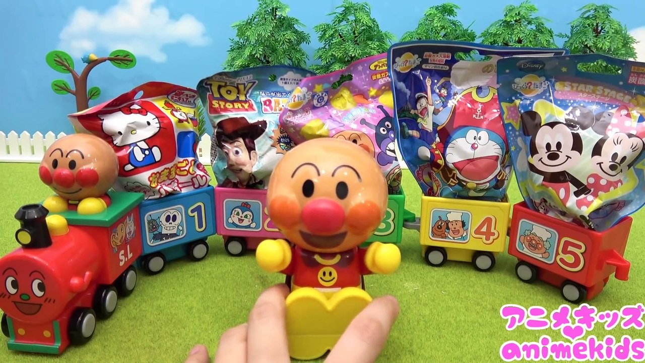 アンパンマン アニメ おもちゃ SLマン バスボール バスボム びっくらたまご ❤ アニメキッズ