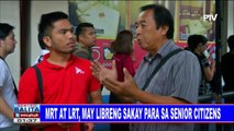 MRT at LRT, may libreng sakay para sa senior citizens