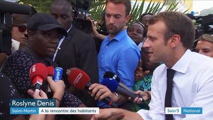 Ouragan Irma : Macron constate la reconstruction trop lente de Saint-Martin