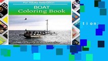 P.D.F BOAT Coloring Book For Adults Relaxation: BOAT  sketch coloring book  , Creativity and