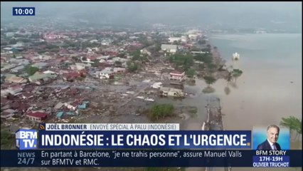 Tsunami en Indonésie: notre envoyé spécial fait état d'habitants en exode et à la recherche de nourriture