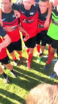 Retour aux vestiaires de nos U18-U19 après leur victoire en Gambardella face à Vierzon