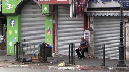 Filistinliler genel grevde - RAMALLAH