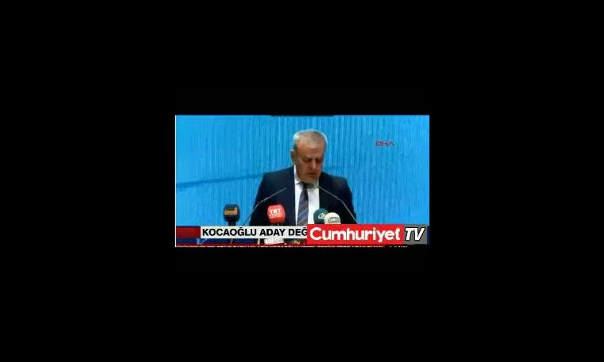 Aziz Kocaoğlu 2019'da aday olmayacağını açıkladı