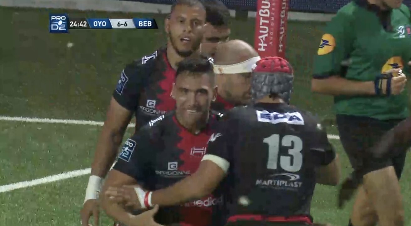 Résumé Oyonnax / Bourg-en-Bresse - 6ème journée ProD2