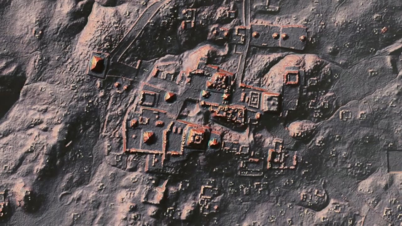 Hidden Mayan Ruins Revealed Under Tropical Forrest
