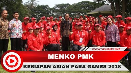 Menko PMK Puan Sampaikan Laporan Kesiapan Asian Para Games 2018 Kepada Presiden