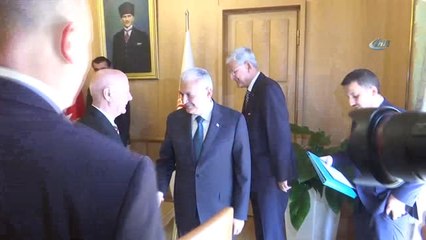 TBMM Başkanı Yıldırım, Kamboçya Dışişleri Bakanı Sokhonn'u Kabul Etti