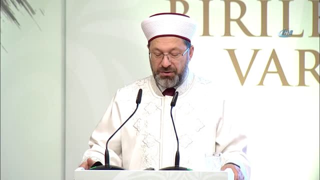Diyanet İşleri Başkanı Erbaş, Camiler ve Din Görevlileri Haftası Nın Açılışına Katıldı