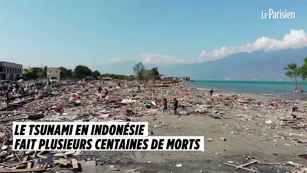 Le tsunami en Indonésie fait plusieurs centaines de morts