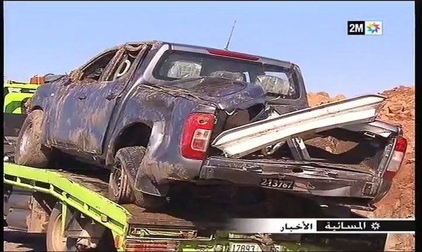 شهود عيان يرون تفاصيل حول الموظفين اللذان جرفتهما سيول وادي الرحامنة