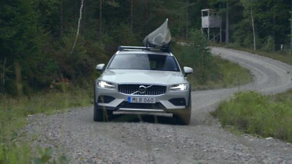 New Volvo V60 Cross Country with kayak