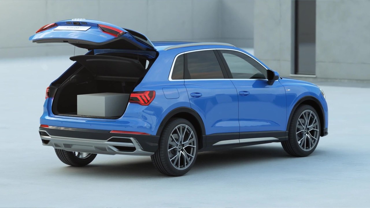 Audi Q3 loading and interior concept Animation