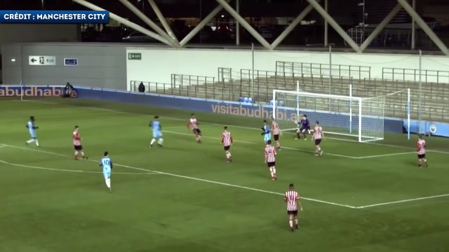 Jadon Sancho, déjà un buteur né chez les jeunes de Manchester City