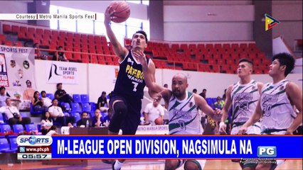 SPORTS BALITA: M-league open division, nagsimula na