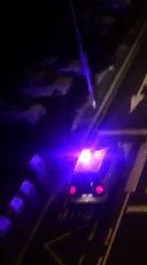 Explosión de un coche en Las Galletas