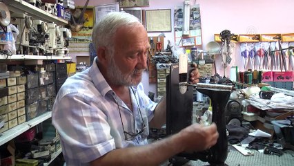 Asırlık dikiş makineleri Ferzende ustaya emanet - DİYARBAKIR