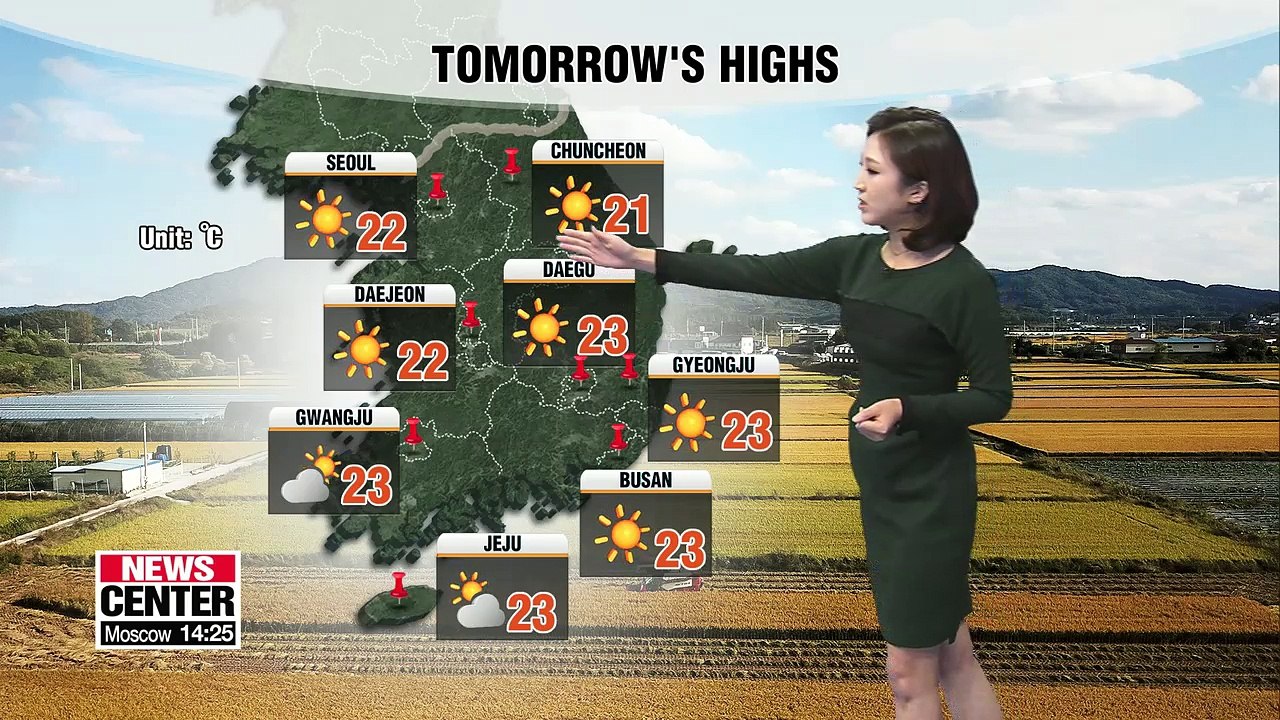 Tomorrow's morning lows  chillier than today _ 100118