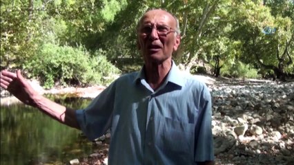 Üzümdere Irmağı kurudu