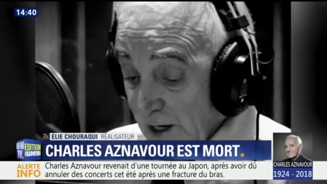 Il a réinventé la langue française , témoigne Elie Chouraqui, comparant Charles Aznavour à Baudelaire ou Rimbaud
