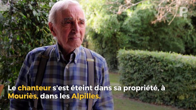 Charles Aznavour et la Provence, une belle histoire d'amour