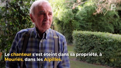 Charles Aznavour et la Provence, une belle histoire d'amour