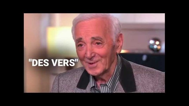 Charles Aznavour avait une idée précise pour son épitaphe