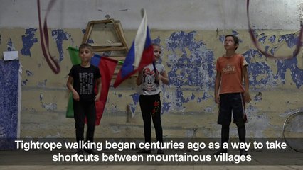 Tightrope tradition on verge of extinction in Russia's Dagestan