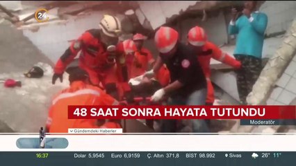 48 saat sonra hayata tutundu