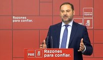 Ábalos sugiere que Duque no supera el listón ético del PSOE, pero le excusa “porque no es militante”