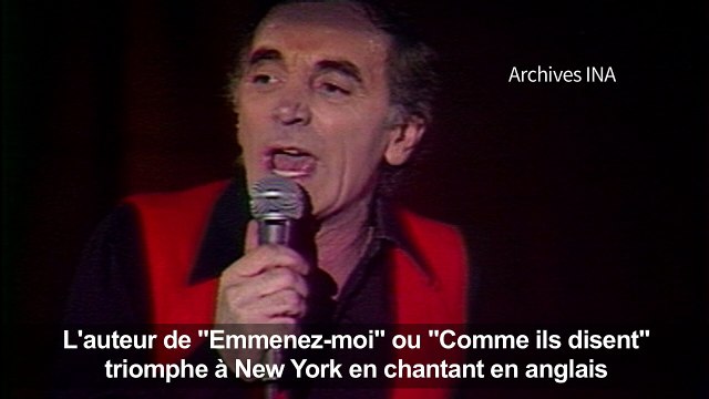 Mort de Charles Aznavour à 94 ans