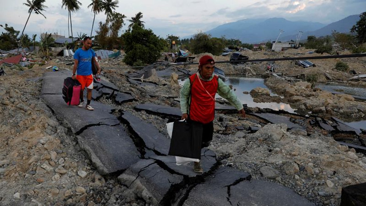 Katastrophenregion in Indonesien: 'Die Frustration nimmt zu'.