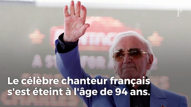 Charles Aznavour est mort