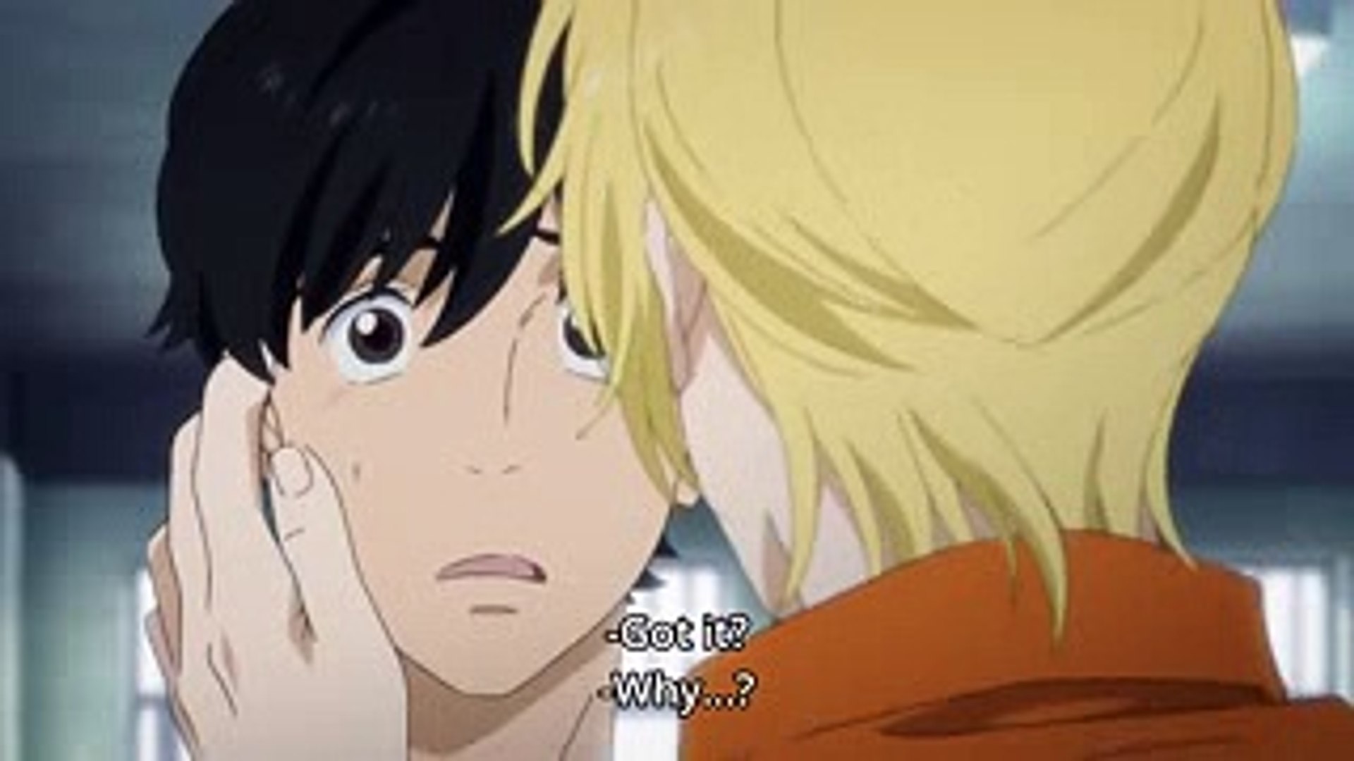 Kiss scene (Banana Fish ep.3) - video Dailymotion