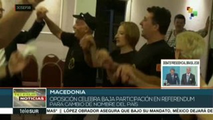 Poca participación en el diferendo, triunfo para oposición macedonia