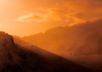 Italian Mountain Range Transforms Into a Winter Wonderland