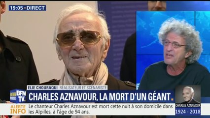 "C'était un comabattant", témoigne Elie Chouraqui après la mort de Charles Aznavour