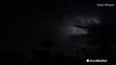 Lightning from Tropical Storm Rosa radiates night sky
