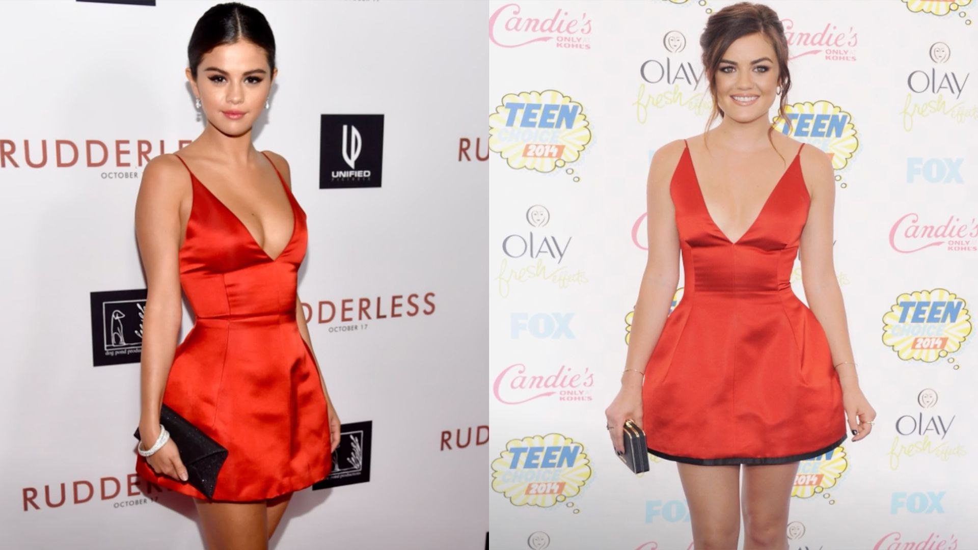 ⁣These Celebrities Wore The Same Red Carpet Looks