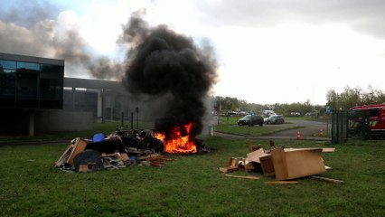 Grève des pompiers de La Louvière