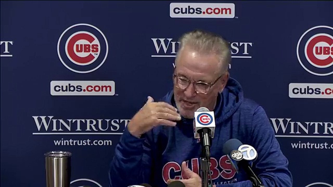 Joe Maddon press conference