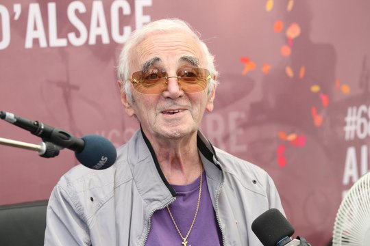 AUDIO - L'interview de Charles Aznavour à la Foire aux vins de Colmar en 2015