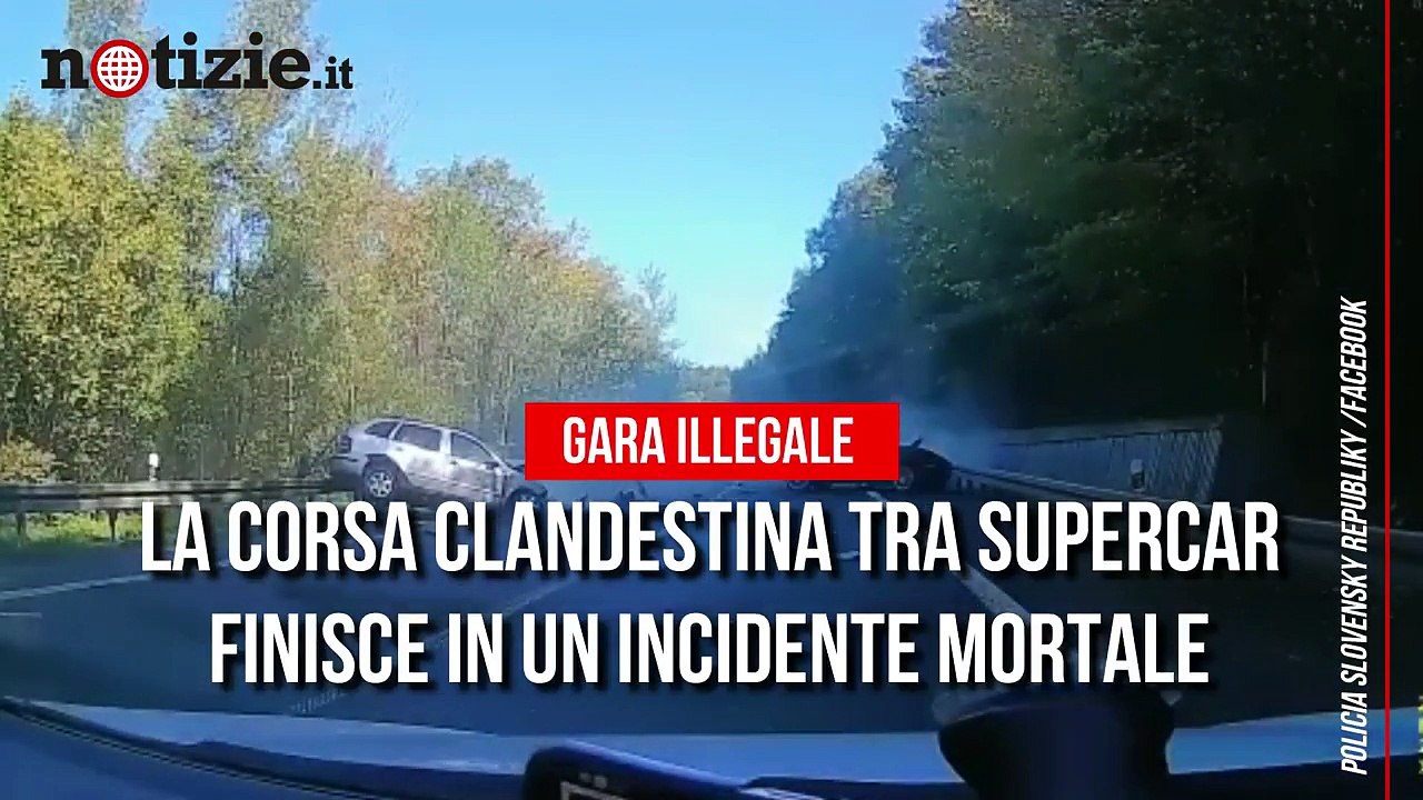 Corsa clandestina tra auto di lusso finisce con un incidente frontale:  perde la vita padre di famiglia |  Notizie.it