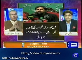 Distance in civil-military relations in Nawaz Sharif's era:- Mujib ur Rehman Shami